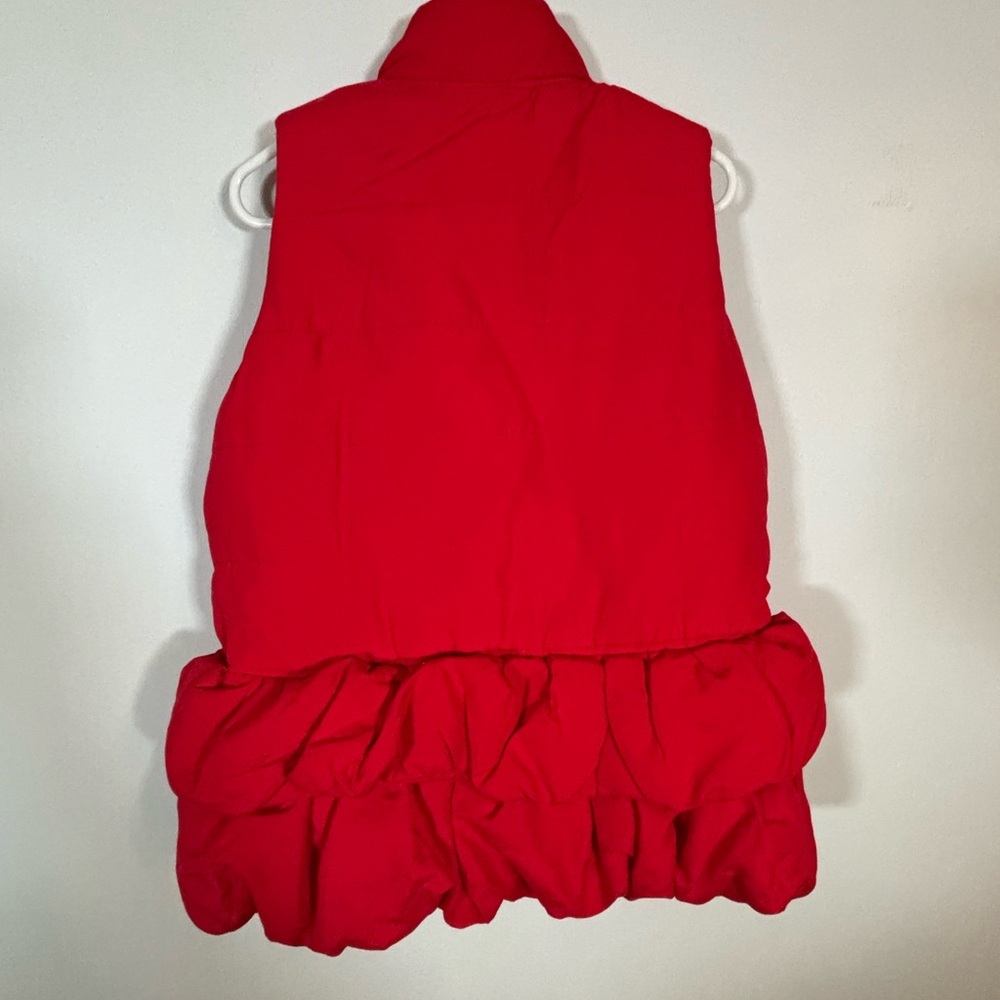 Kids Headquarters Girls 3pc Set Sz 6 Red Vest Glitter Top Houndstooth Leggings - Picture 4 of 12